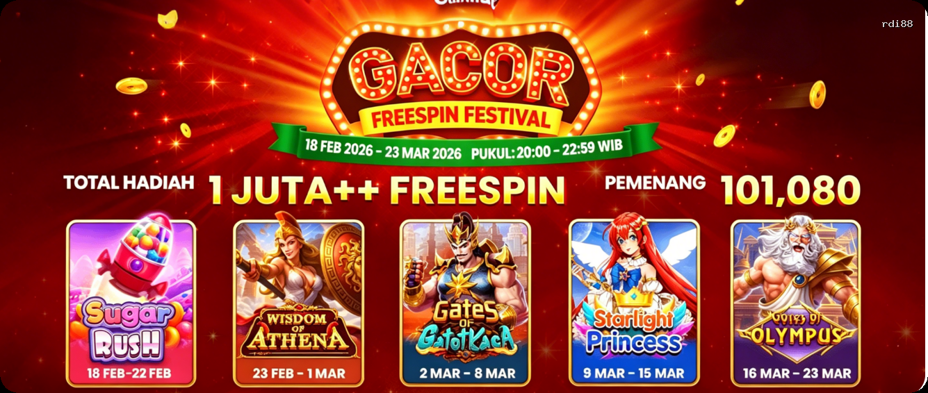 Login rdi88 Sekarang Bonus Melimpah